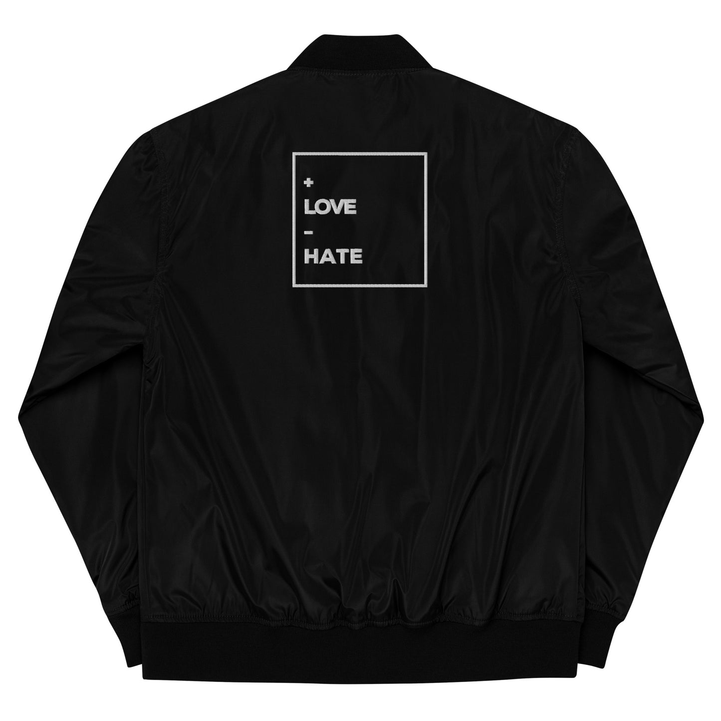 + LOVE - HATE PREMIUM BOMBER JACKET