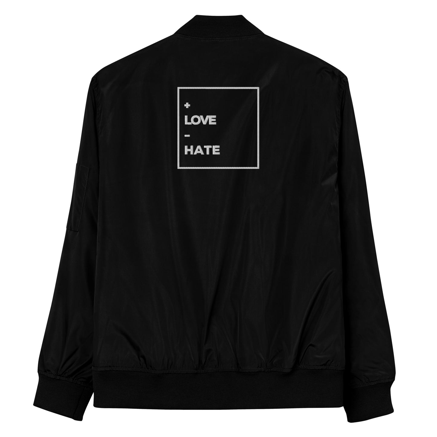 + LOVE - HATE PREMIUM BOMBER JACKET