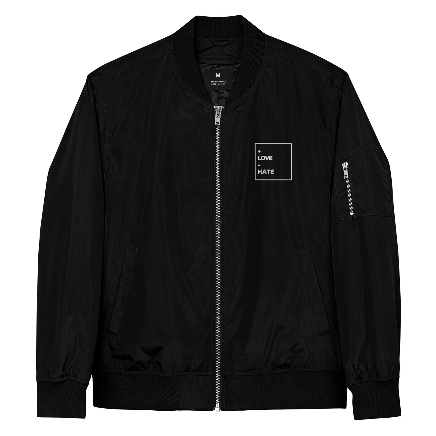 + LOVE - HATE PREMIUM BOMBER JACKET