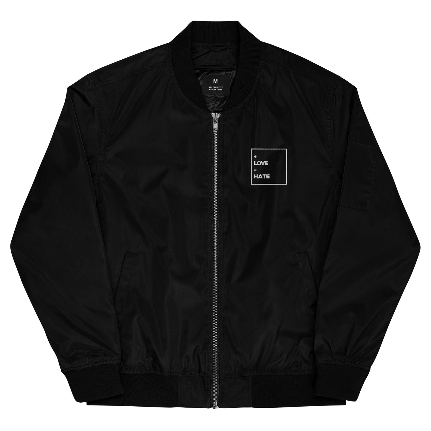 + LOVE - HATE PREMIUM BOMBER JACKET