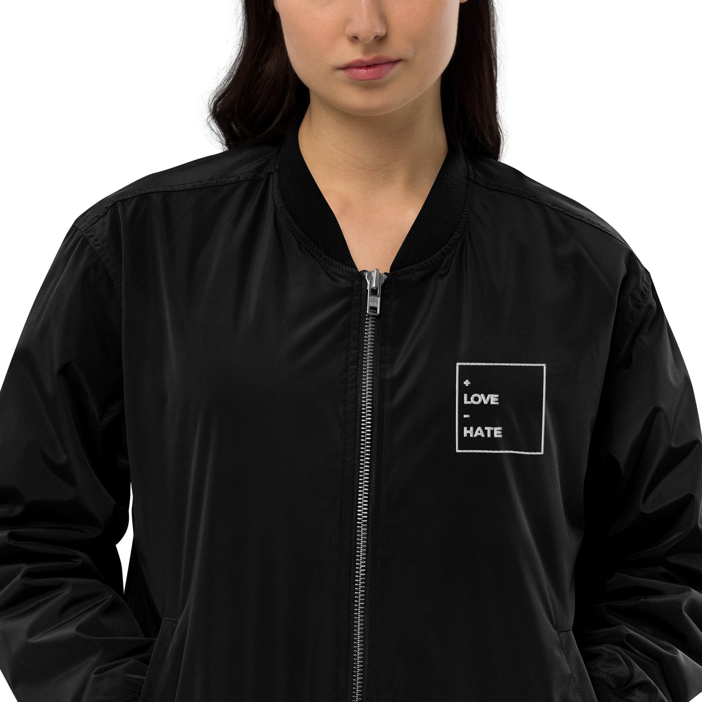 + LOVE - HATE PREMIUM BOMBER JACKET